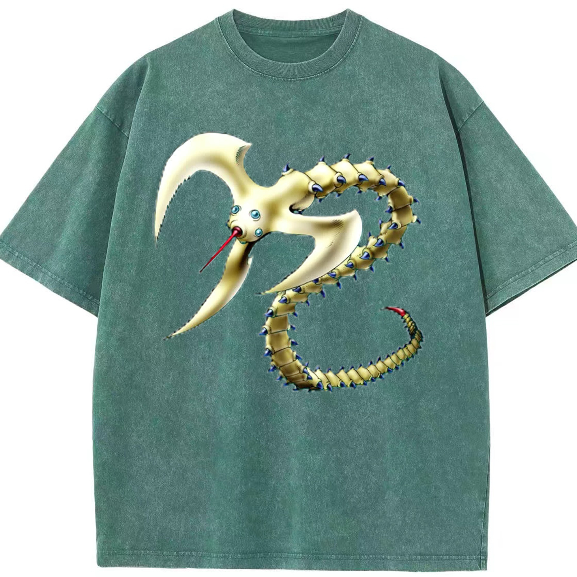 （画像用） 遊☆戯☆王 Yu-Gi-Oh! 綿100% ヴィンテージ風 半袖Tシャツ（フロントプリント）